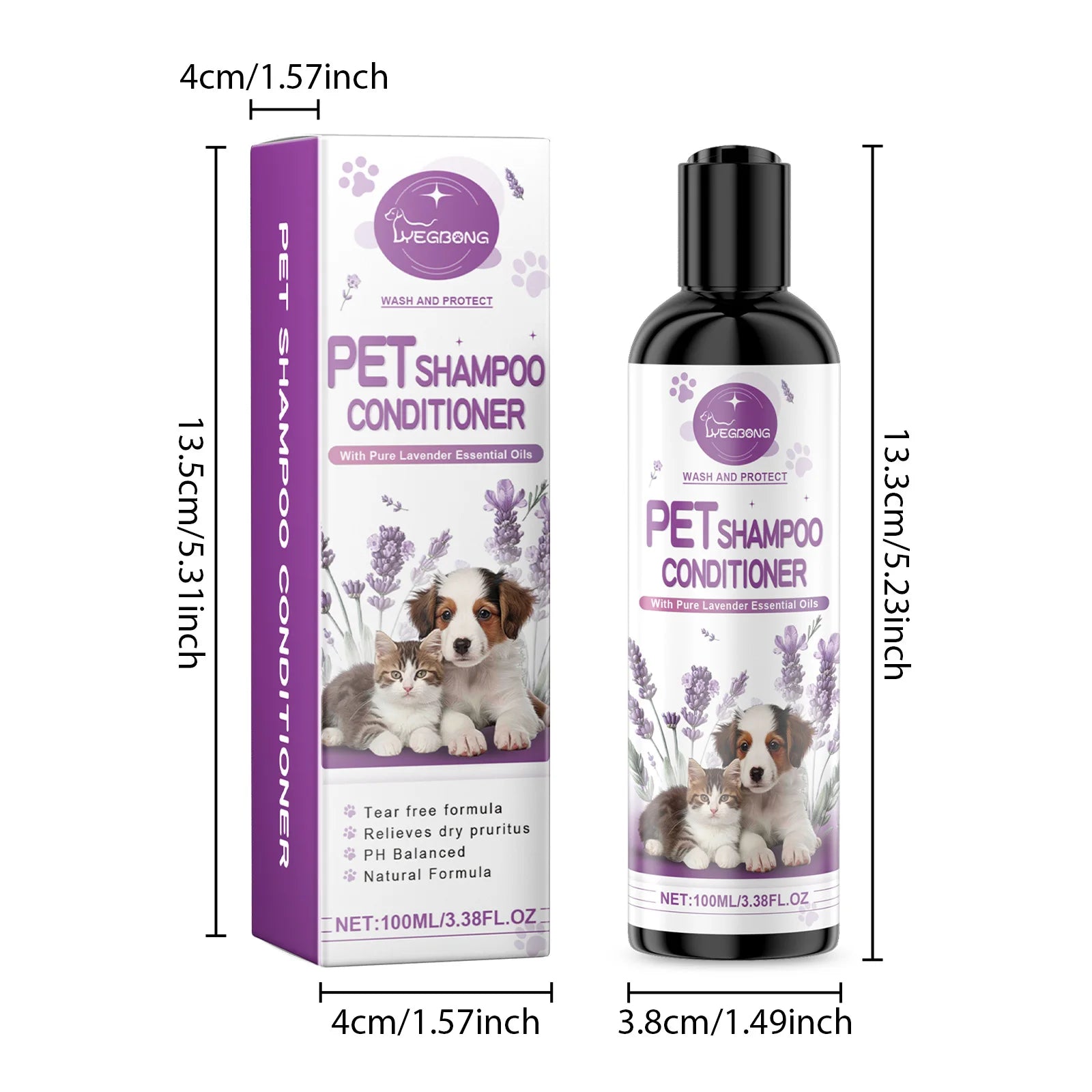 Yegbong Pet Lavender Hair Shampoo