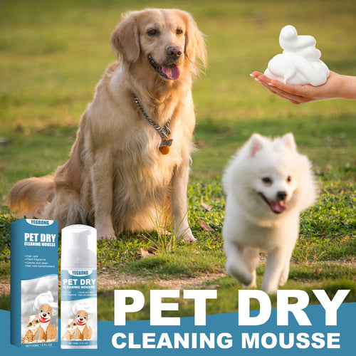 60ML No-rinse Pet Dry Cleaning Mousse