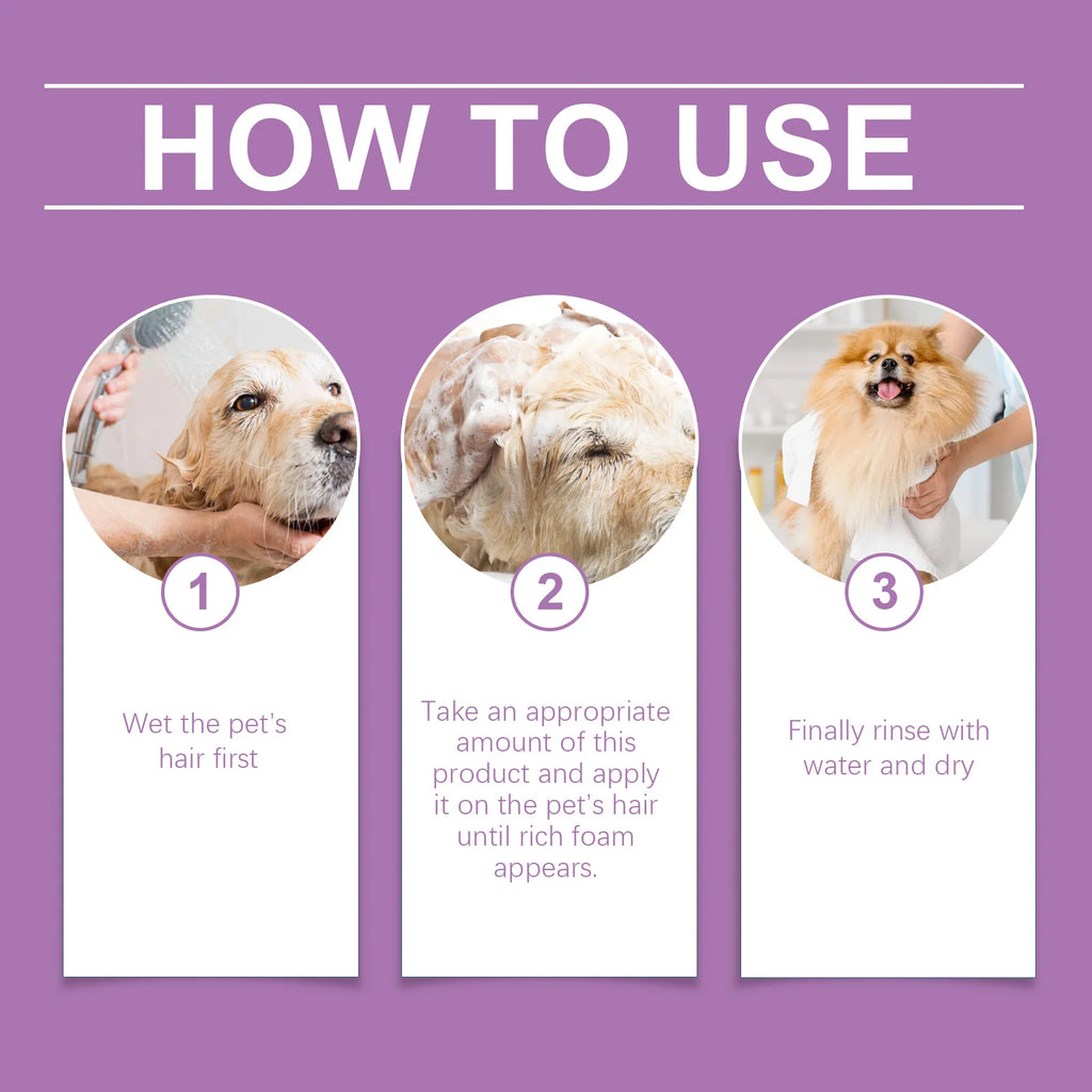 Yegbong Pet Lavender Hair Shampoo