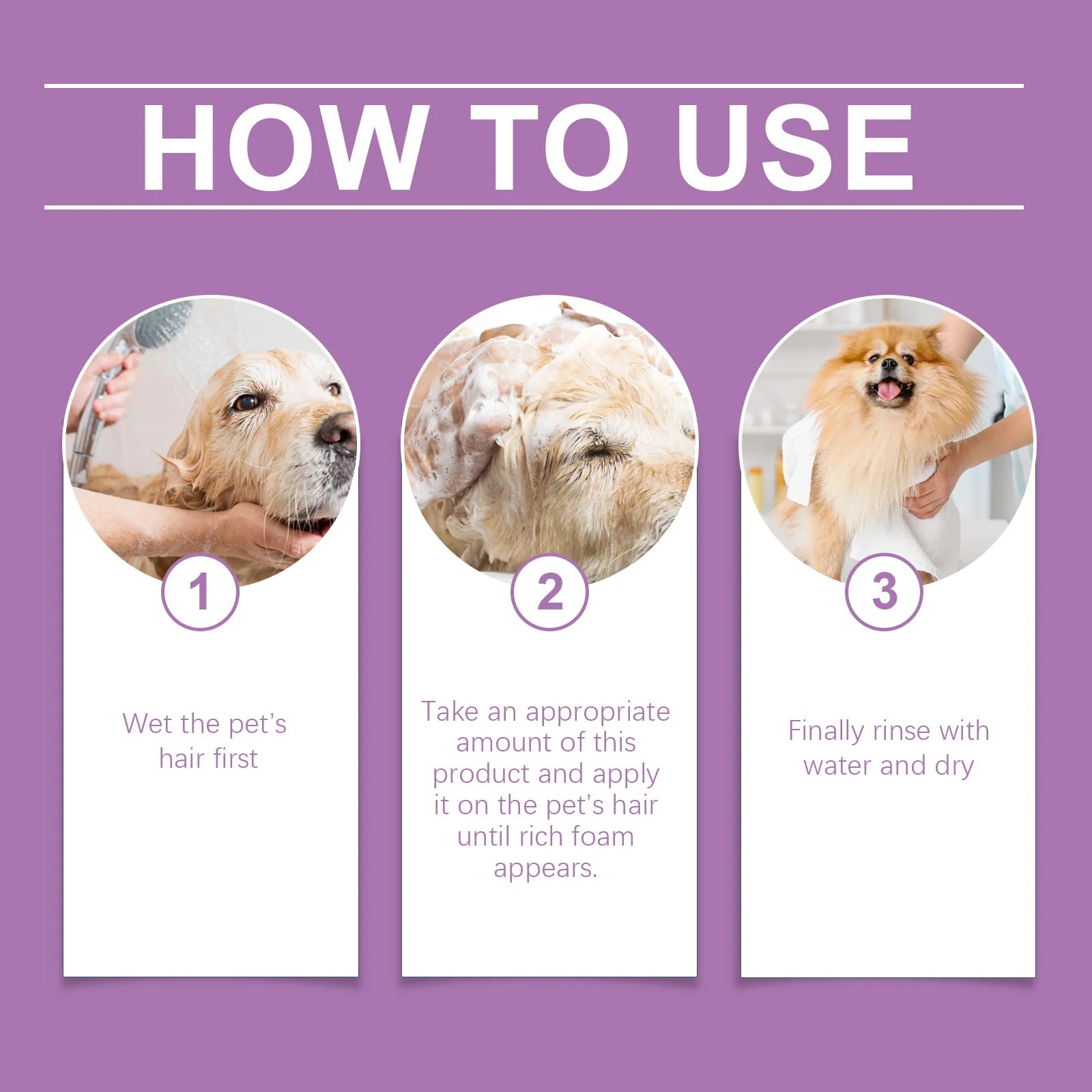 Yegbong Pet Lavender Hair Shampoo