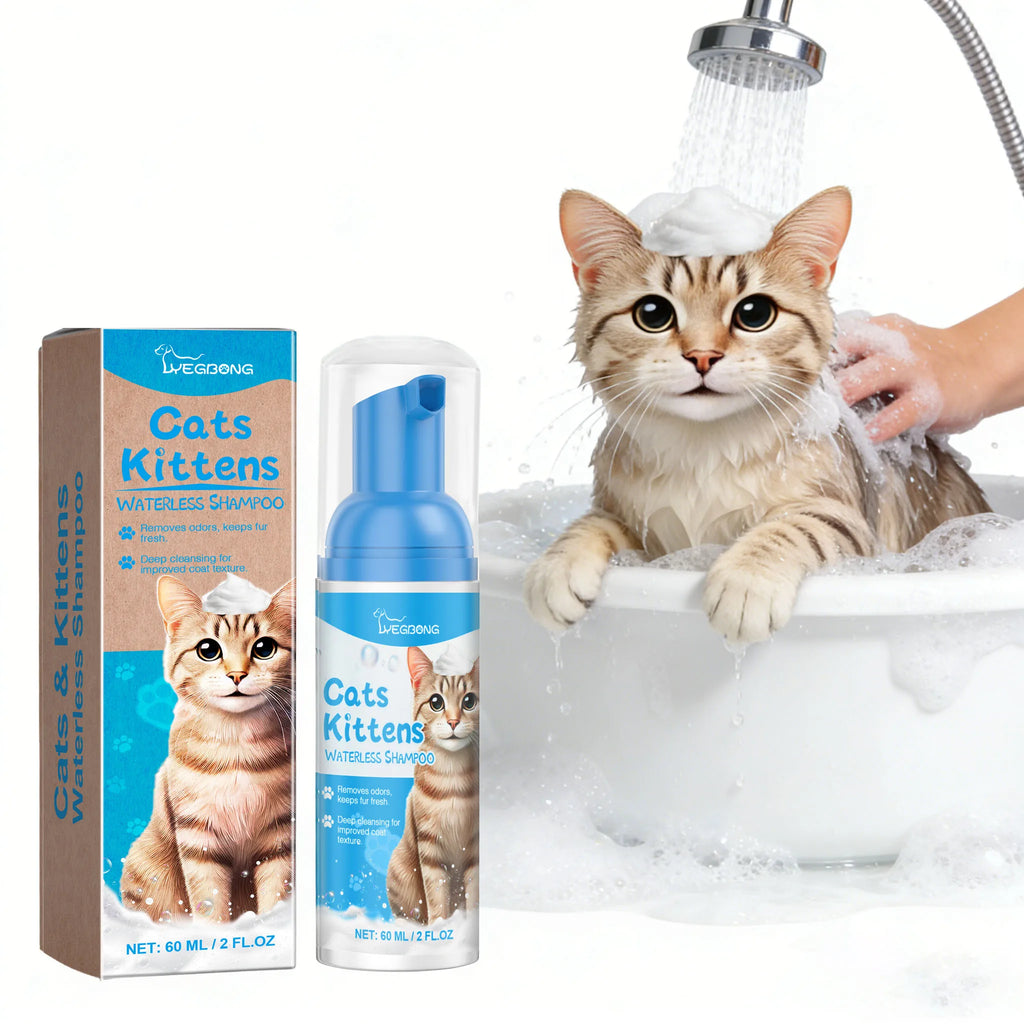 Cat No-rinse Cleaning Mousse Gentle Grooming Foam