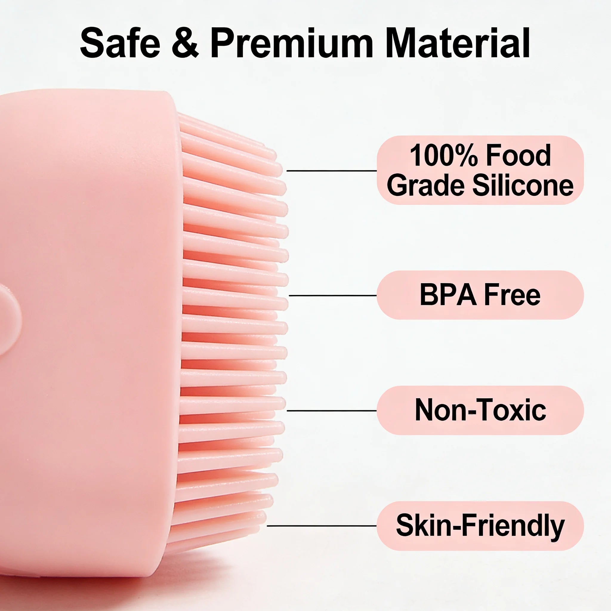 Pet Massage Brush Shampoo Dispenser