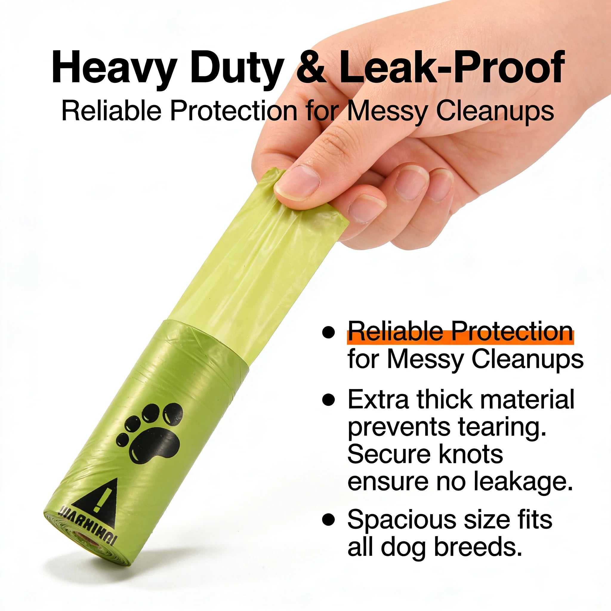 Poop Bags Leak-Proof Extra Thick EPI Material