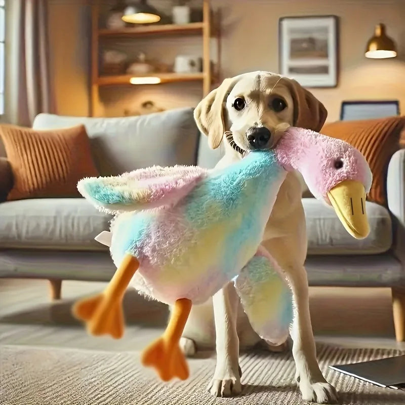 50cm Soft Colorful Duck Plush Toy for Cats Dogs