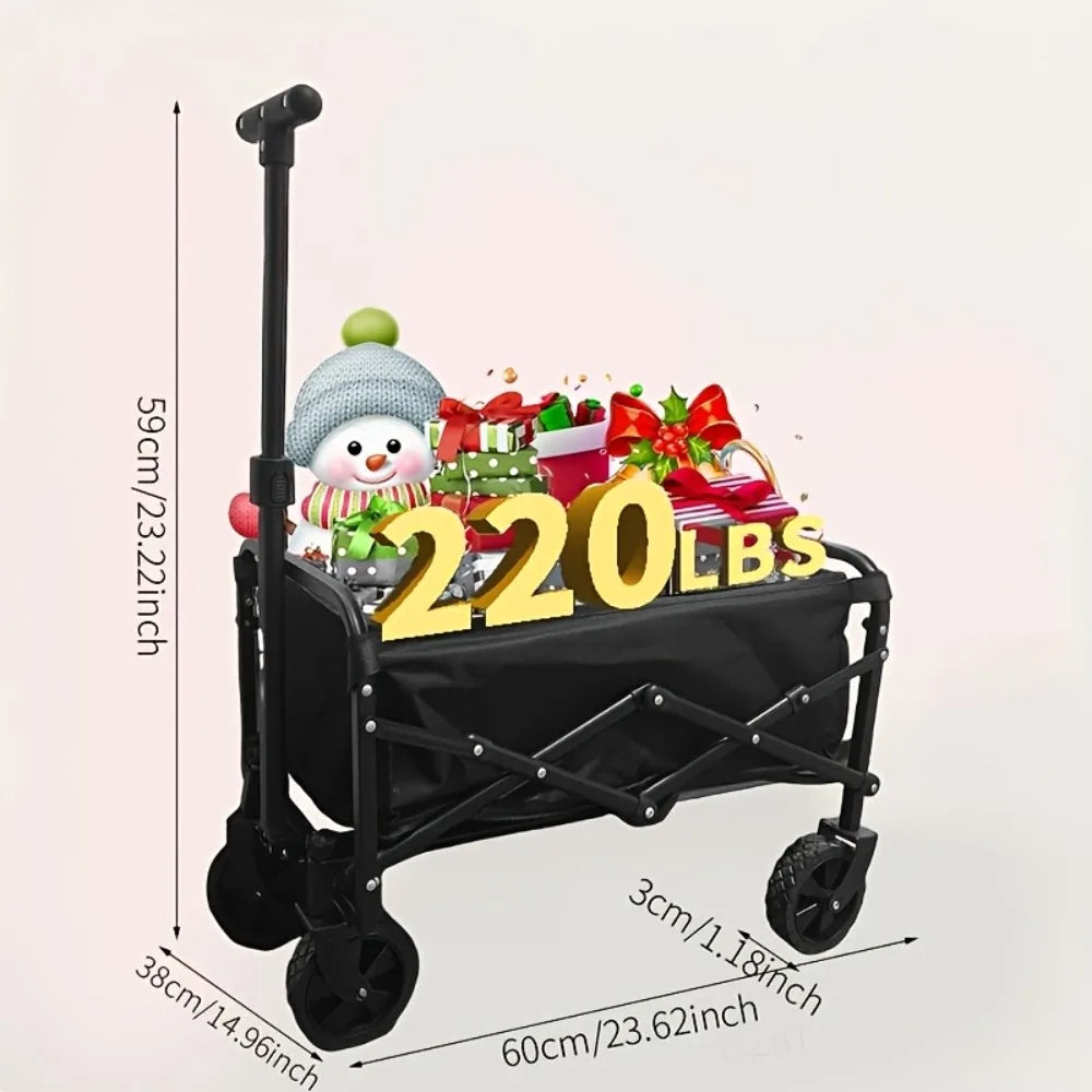 Heavy-Duty All-Terrain Folding Cart