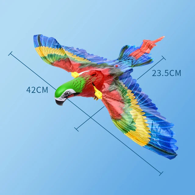 Simulation Bird Cat Toy Funny Self-hey Hanging