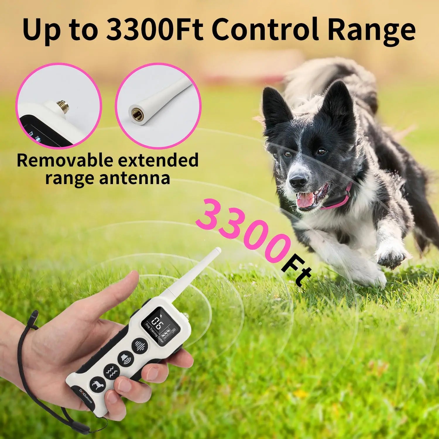 Waterproof No Shock Dog Training Collar