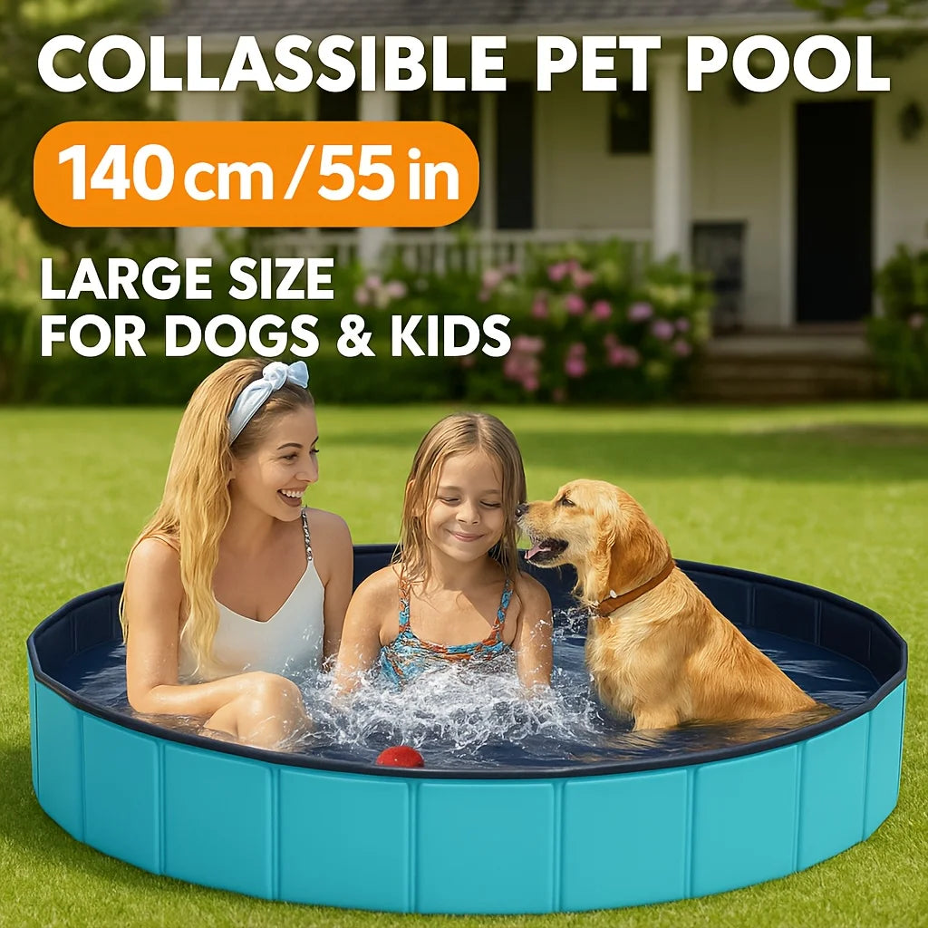 SOTOS Portable Foldable Large Pet Pool for Dogs
