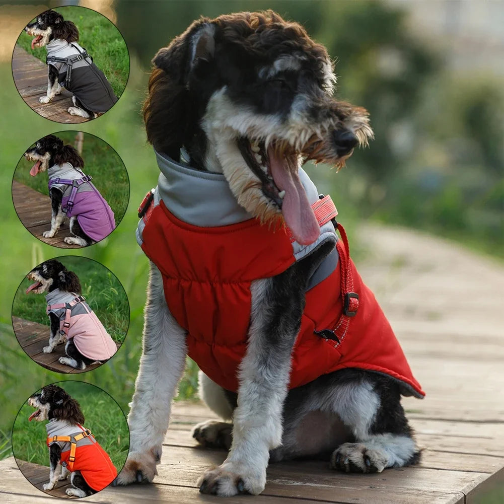 Winter Small Dog Harness Vest