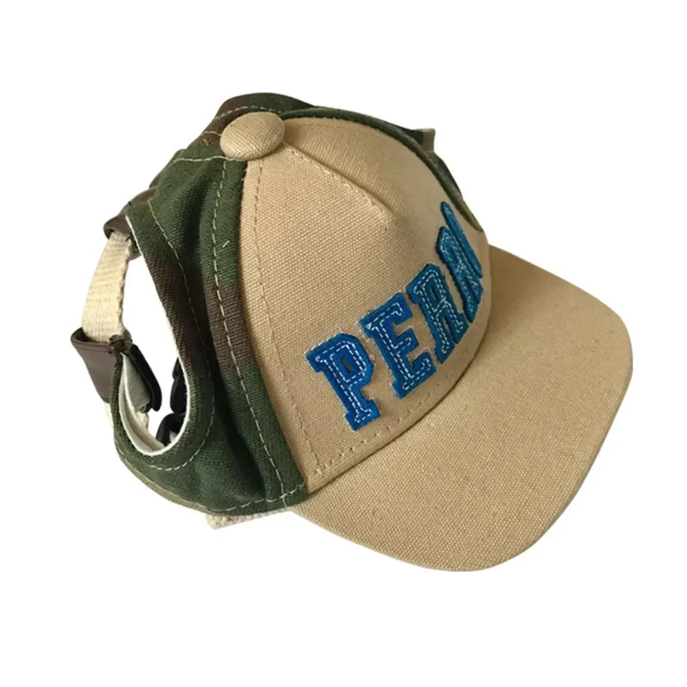 Baseball Small Puppy Sport Letter Cap for Dogs