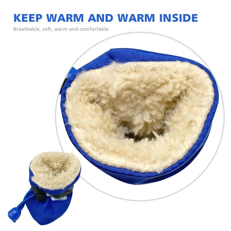 4pcs Antiskid Puppy Shoes
