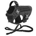 Tactical Dog Harness Leash Set