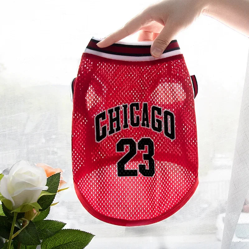 Dog Basketball Jersey Clothes Boy Girl Dog