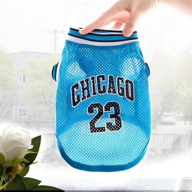 Dog Basketball Jersey Clothes Boy Girl Dog