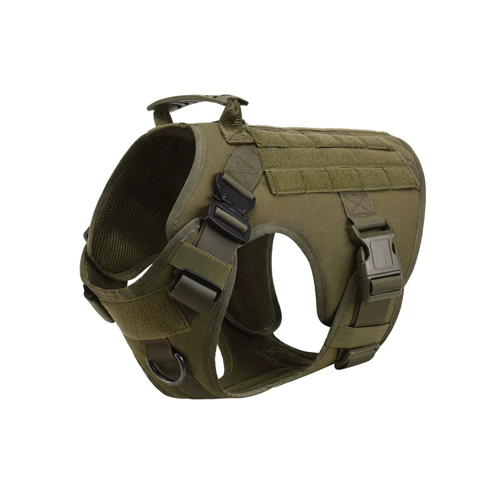 Tactical Dog Harness Collar Leash Pouches