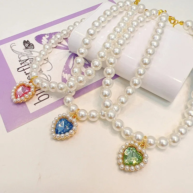 Princess Pearl Pet Collar for Cats