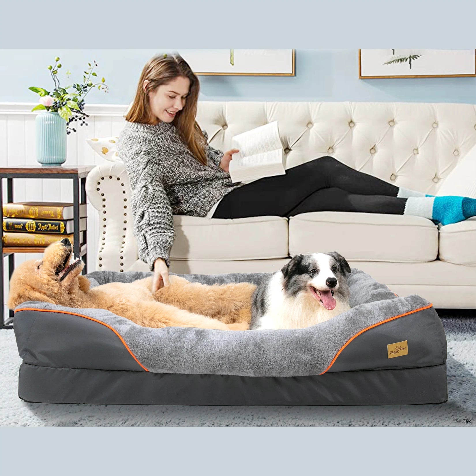 Large Dog Bed Soft Comfortable Anti Allergy