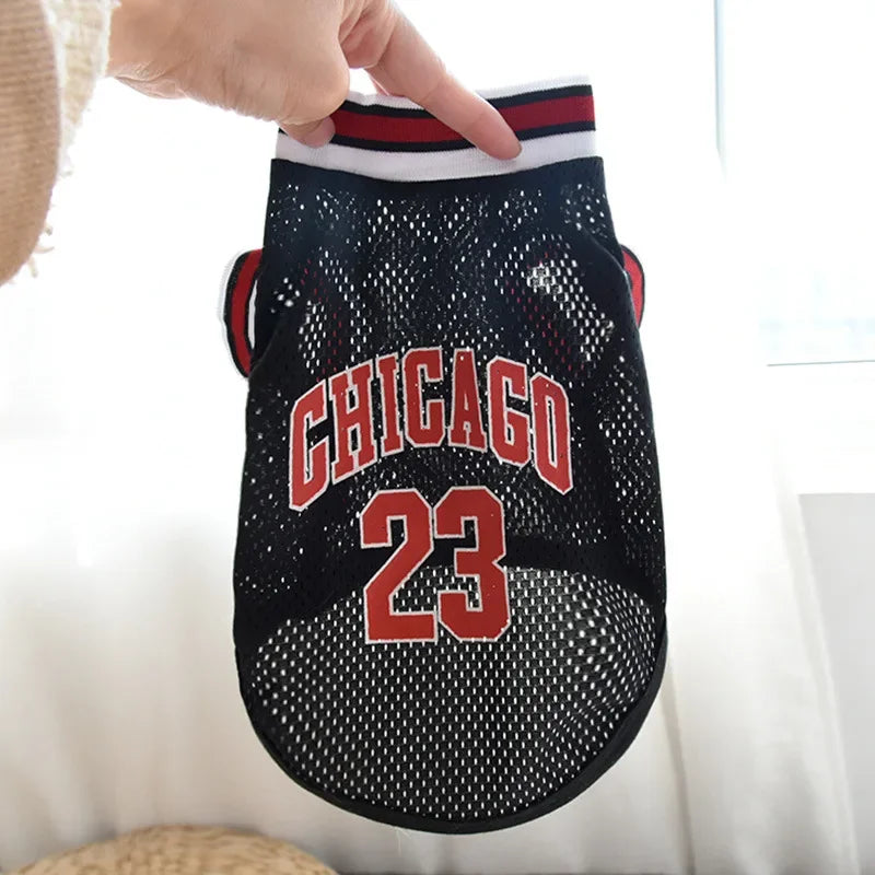 Dog Basketball Jersey Clothes Boy Girl Dog