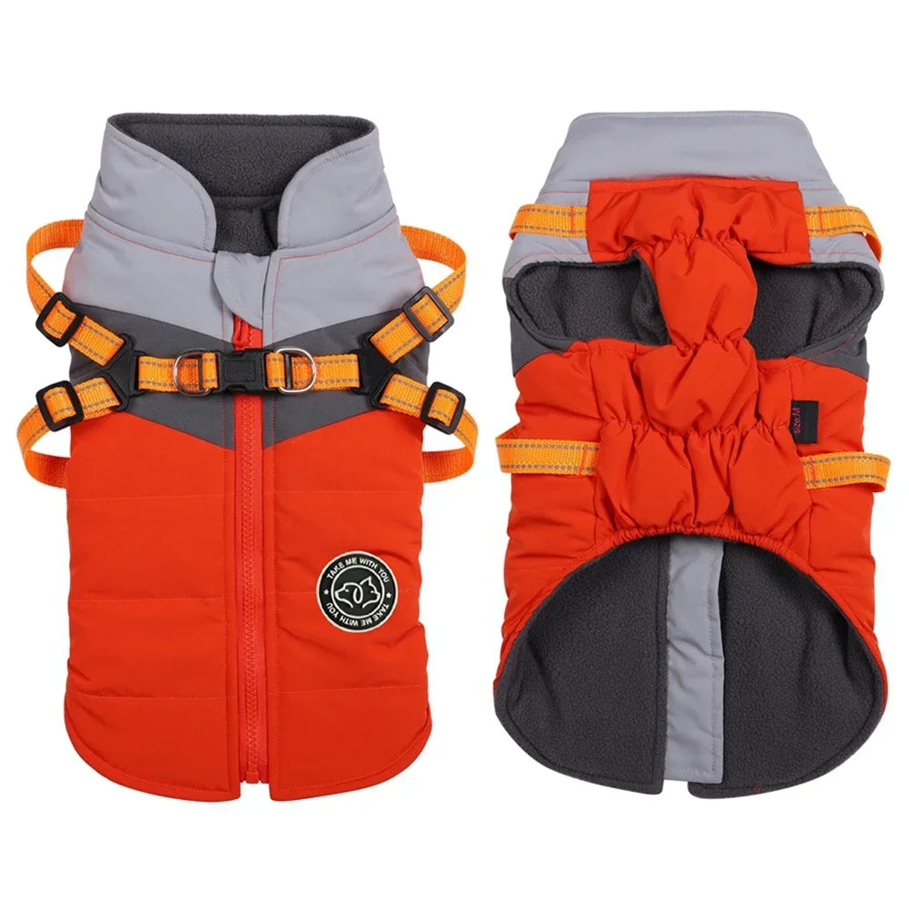 Winter Small Dog Harness Vest