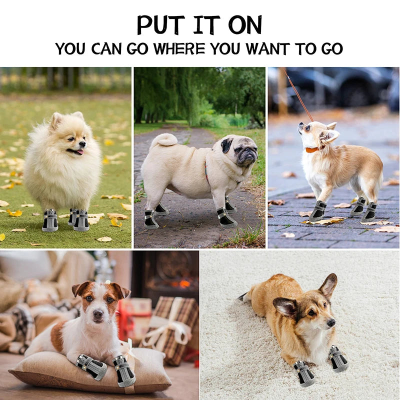 For Dog Non-Slip Dog Shoes Breathable Climbing Pets Booties