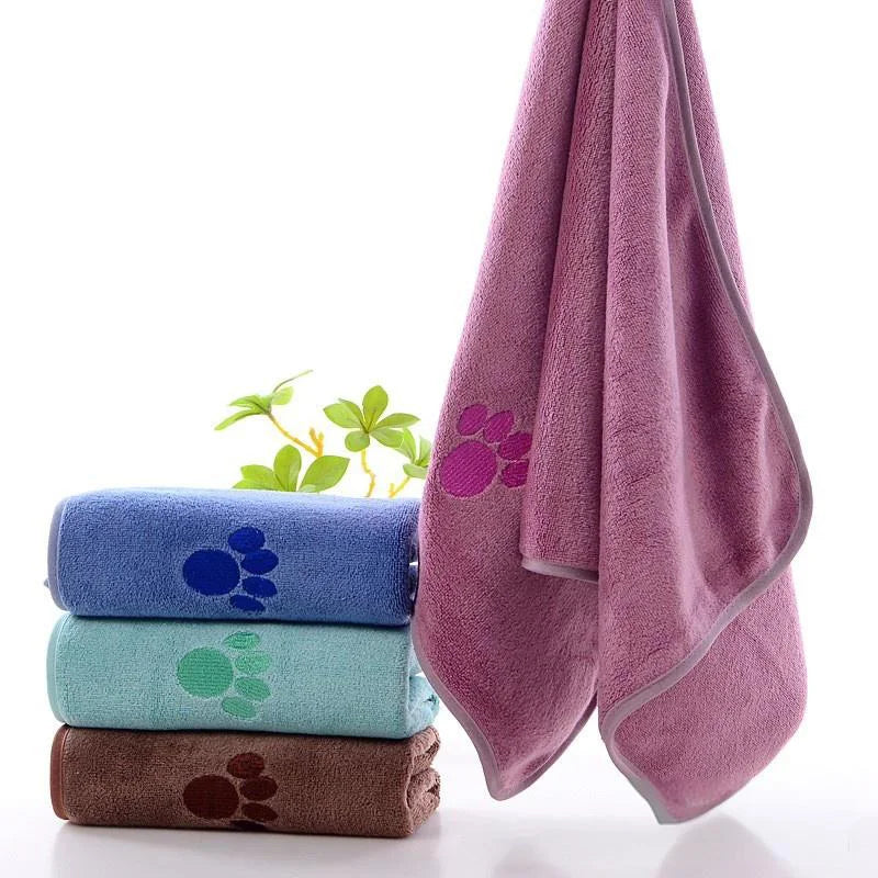 Christmas Dog Bath Towel - Absorbent