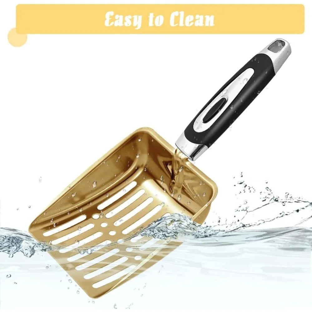 Stainless Steel Cat Litter Scoop