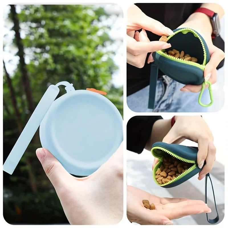 1Pc Pet Supplies Silicone Dog Food Bag