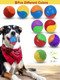 6Pcs/2Pcs/1pc Squeaky Dog Balls, Dog Toys Balls For Training