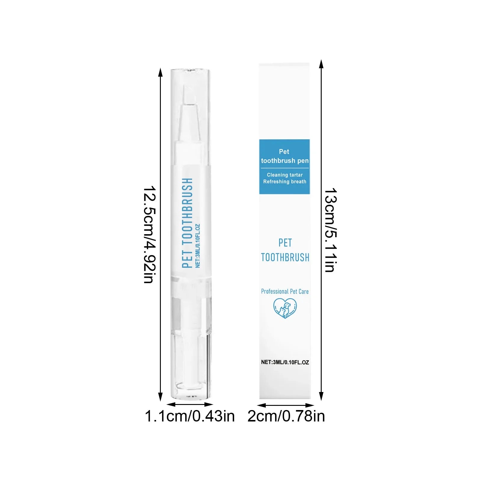 Pet Toothbrush Toothpaste All-in-One Teeth Cleaning