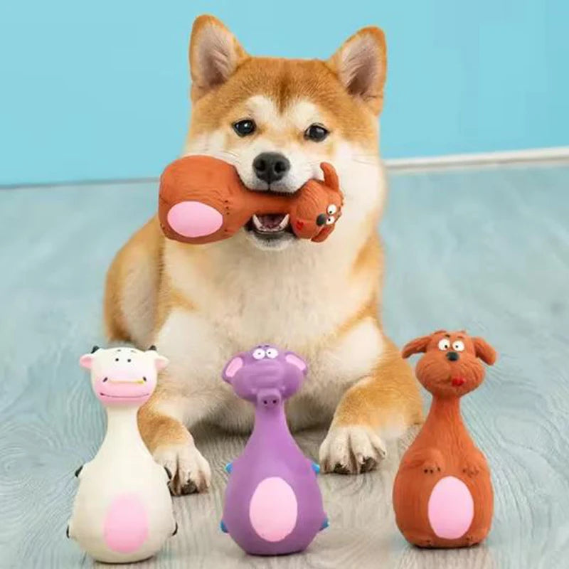 Resistant Latex Sound Dog Toy
