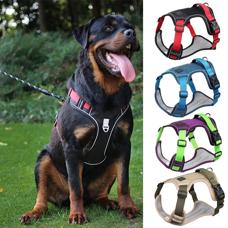 Dog Harness Reflective Tactical Vest