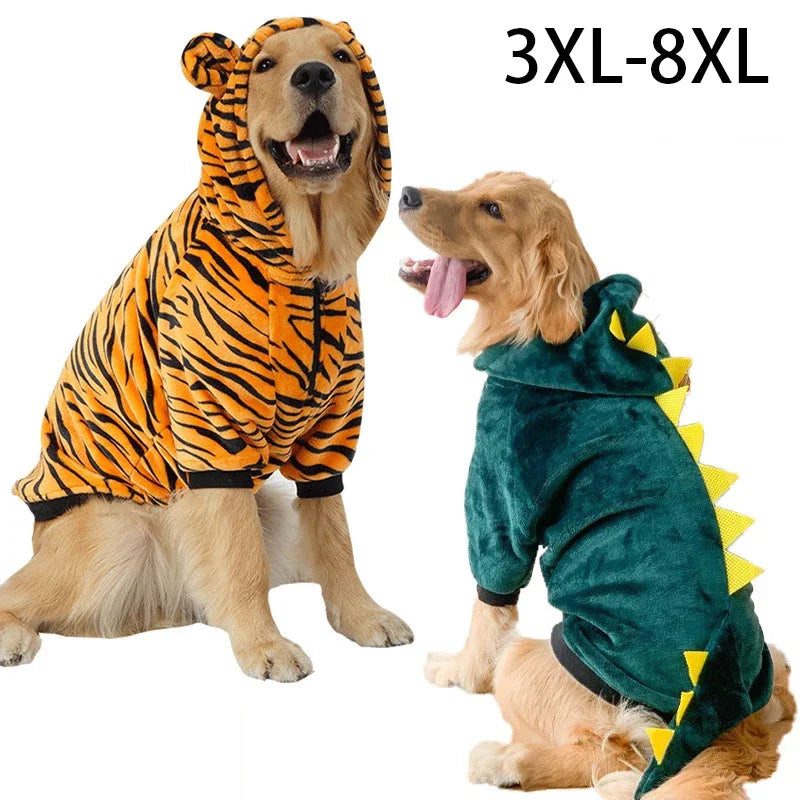 Pet Clothes for Medium Large Dogs Dog Pajama Coat