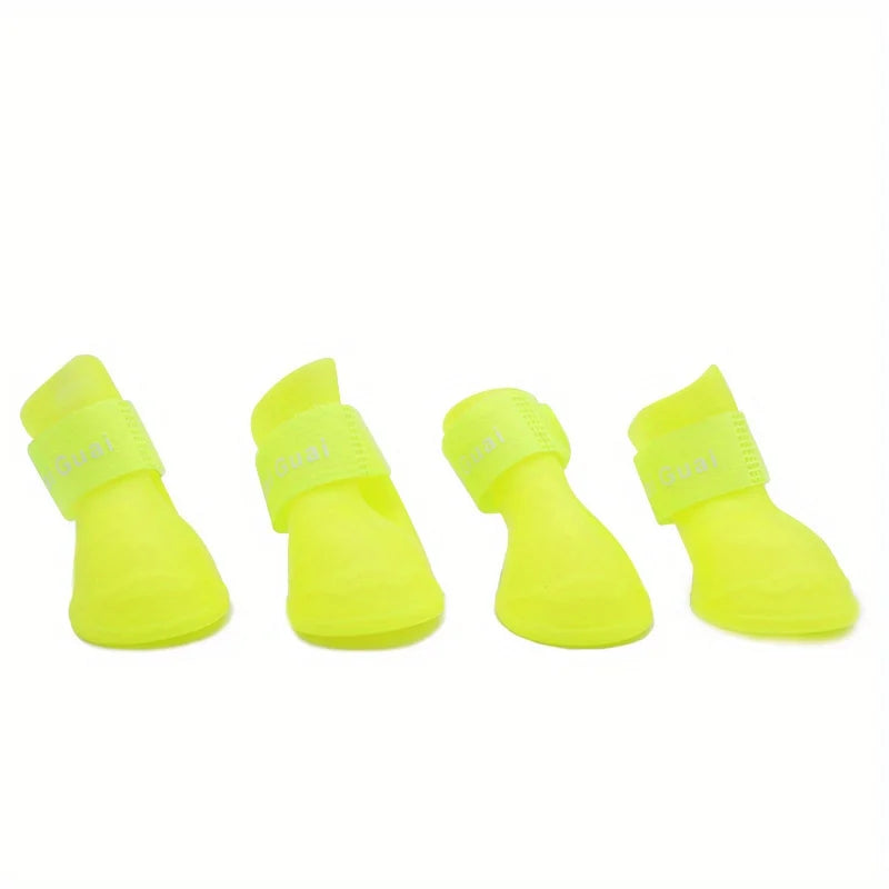 Cute Pet Dog Shoes Rainproof Puppy Boots