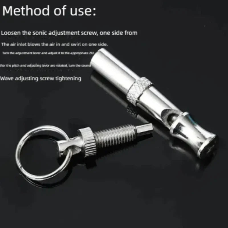 Adjustable Ultrasonic Sound Dog Training Whistle