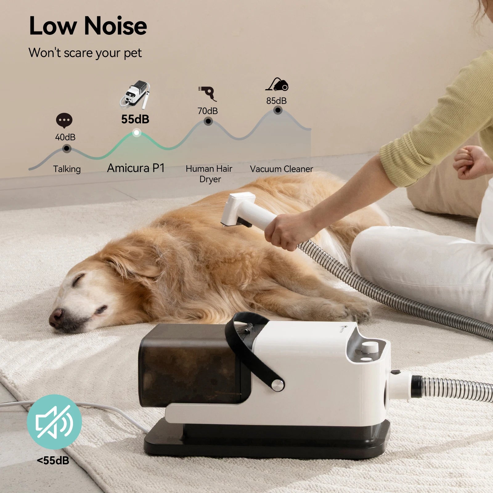 Amicura P1 Vacuum Cleaner & Hair Dryer