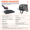 Pet Cart Bicycle Carrier with Wheels