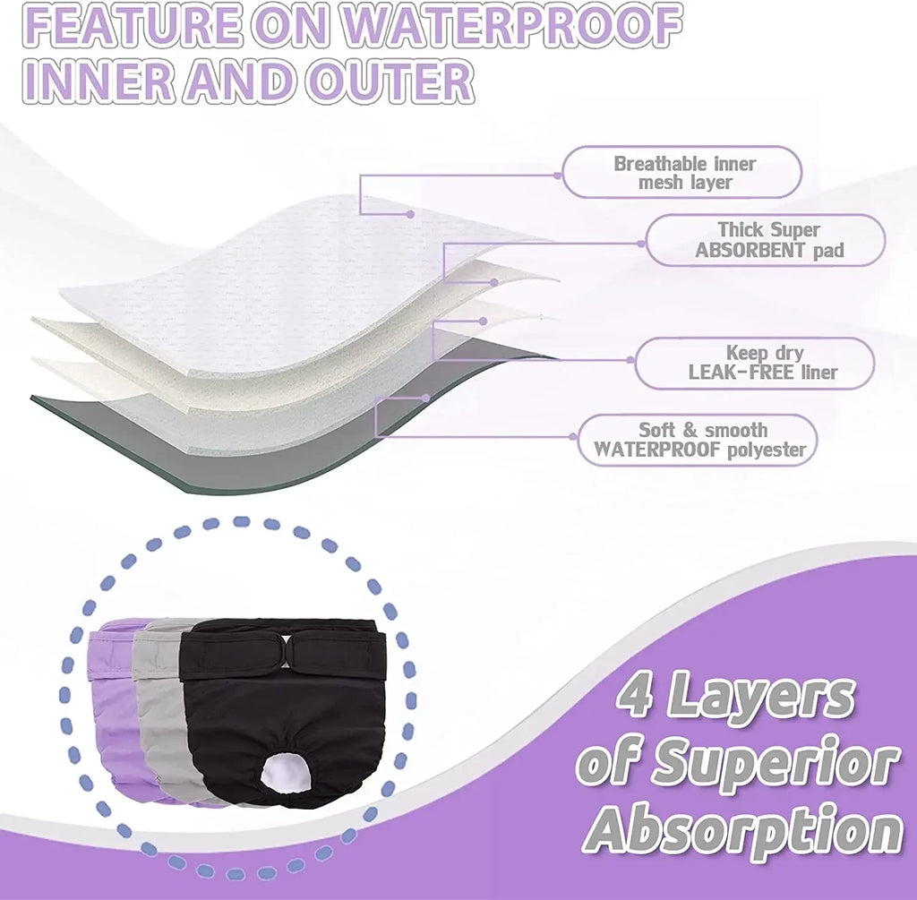 Reusable Female Dog Diapers