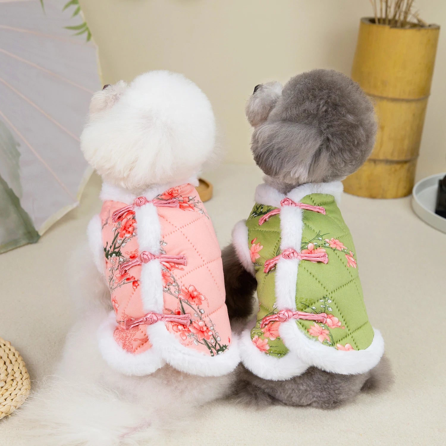 New Year Chinese Style Pet Dog Tang Suit