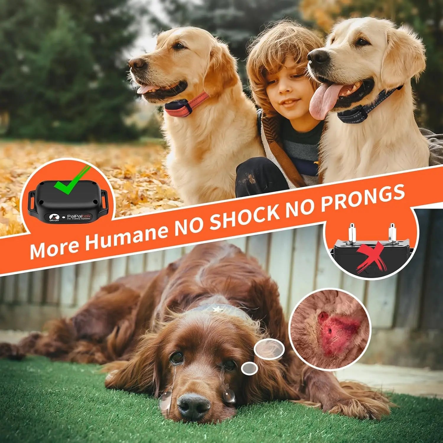 3300ft No Shock Dog Training Collar