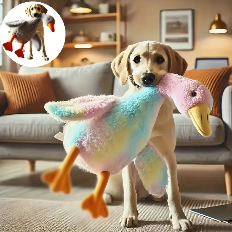 50cm Soft Colorful Duck Plush Toy for Cats Dogs