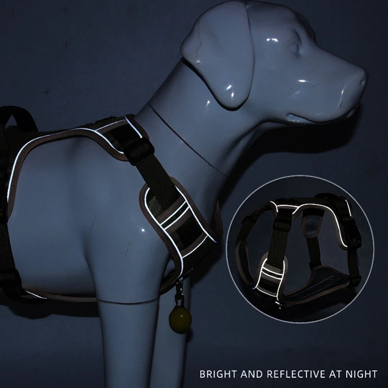 Dog Harness Reflective Tactical Vest
