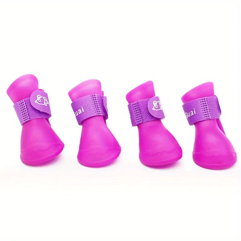 Cute Pet Dog Shoes Rainproof Puppy Boots
