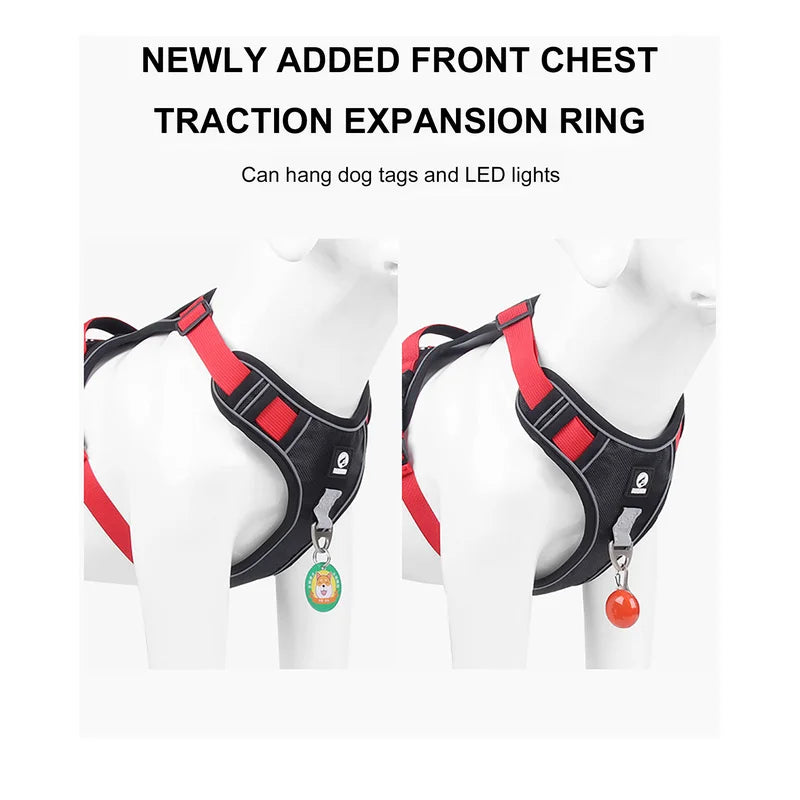 Dog Harness Reflective Medium Large Dogs