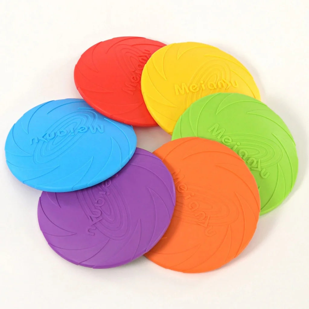 6PCS Interactive Dog Flying Disc Toys
