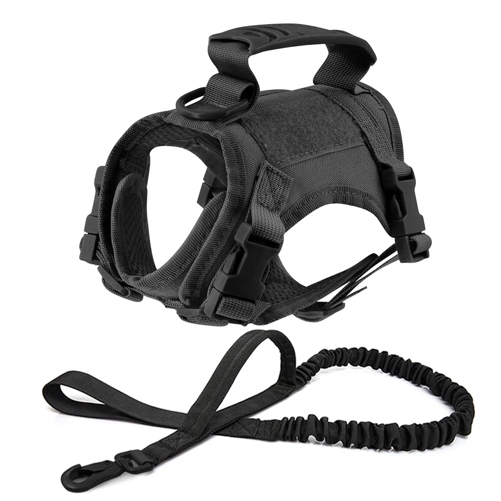 Tactical Harness with Leash Set
