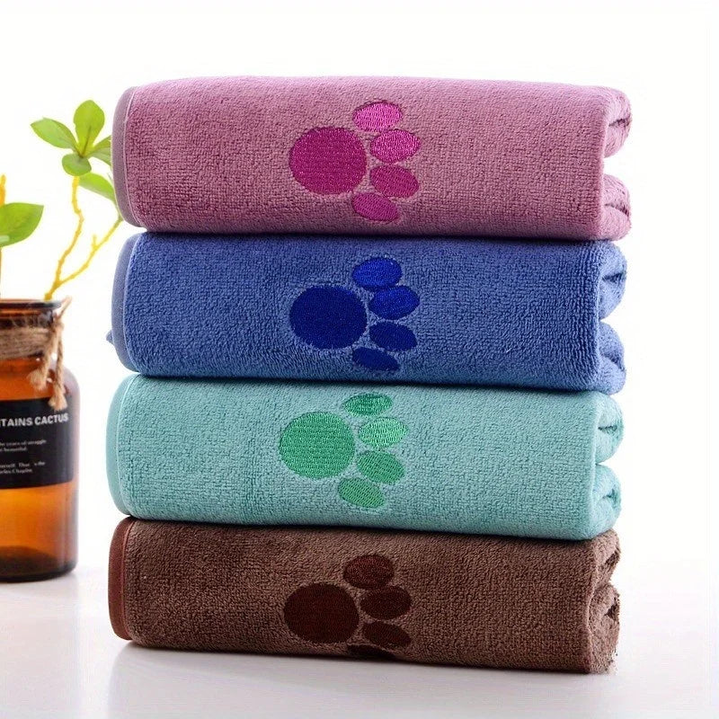 Christmas Dog Bath Towel - Absorbent