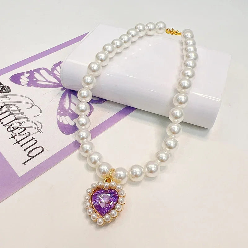 Princess Pearl Pet Collar for Cats