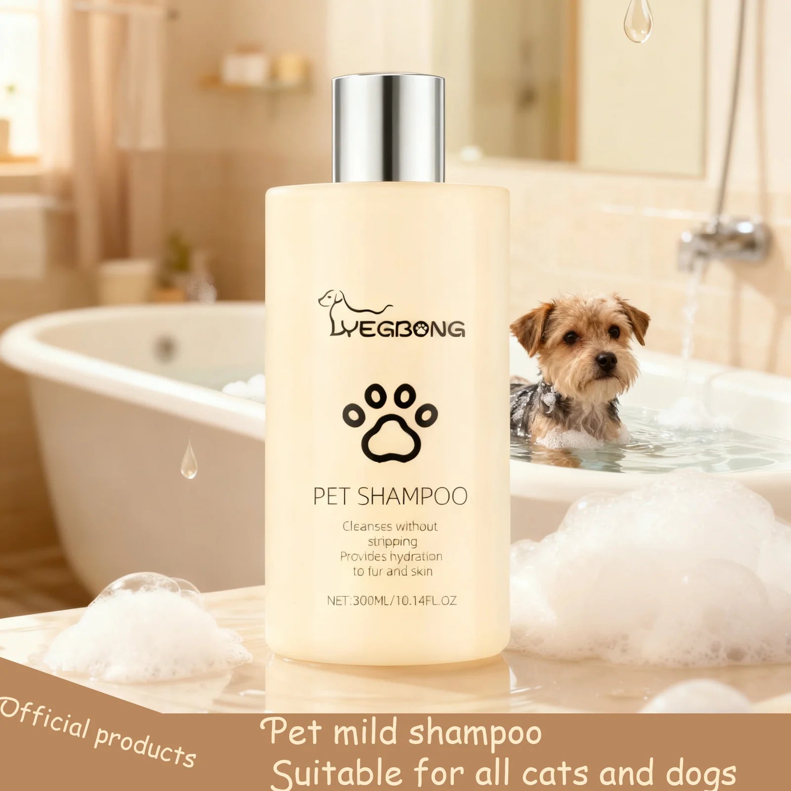 YEGBONG Dog Wash Shampoo: Flea Killer