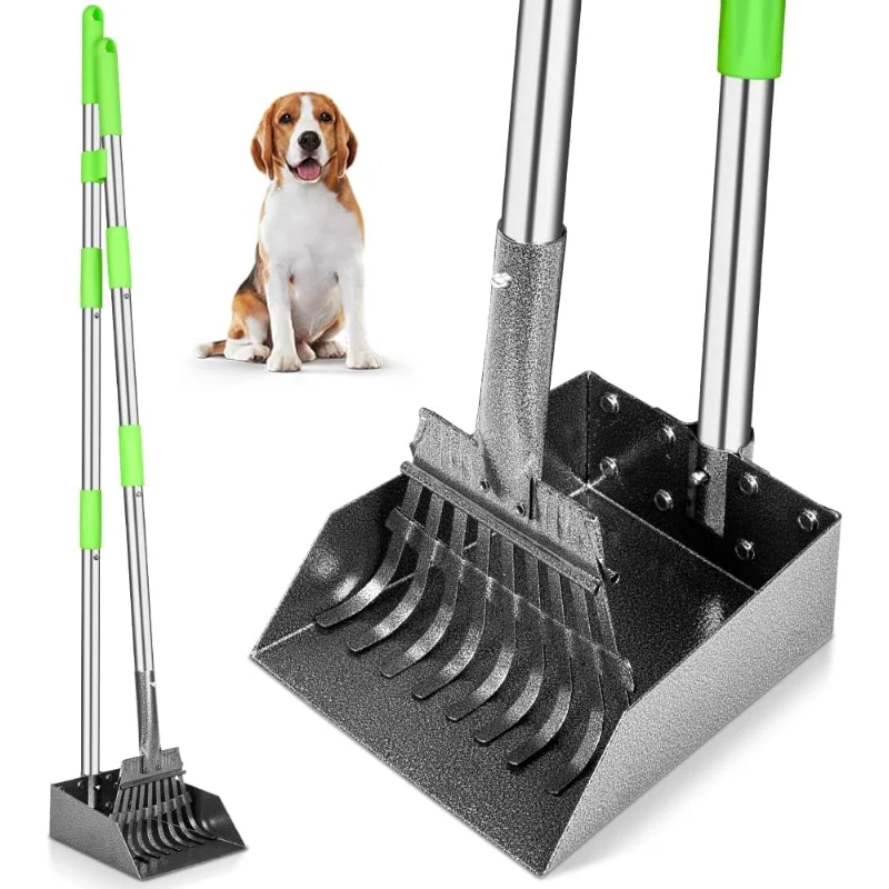 Dog Pooper Scooper Long Handle Stainless