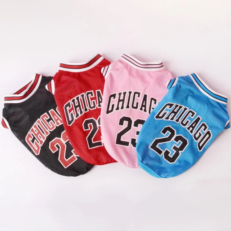Dog Basketball Jersey Clothes Boy Girl Dog